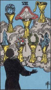 Seven of Cups Tarot Card Meanings