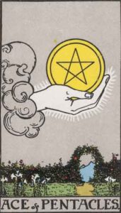 Ace of Pentacles Tarot Card Meanings