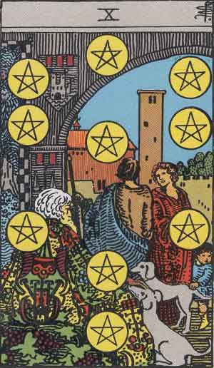 Ten of Pentacles Tarot Card Meanings